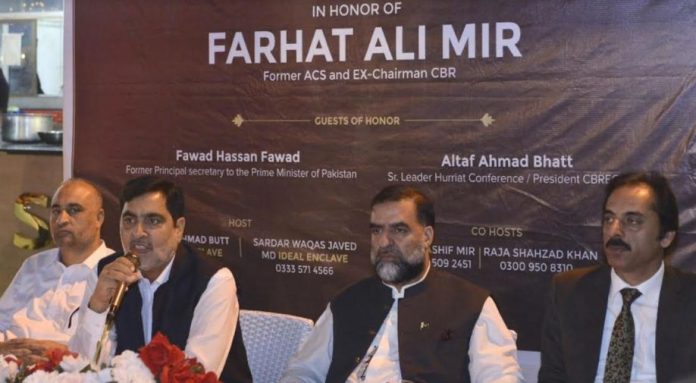 Ceremony Honoring Renowned Bureaucrat and Constitutional Expert Farhat Ali Mir