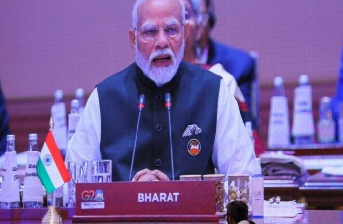 Modi uses ‘Bharat’ for G20 nameplate