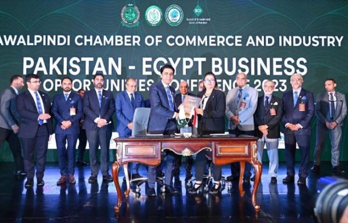 MOUs with Egyptian companies will boost Pak-Egypt Trade Relations: RCCI