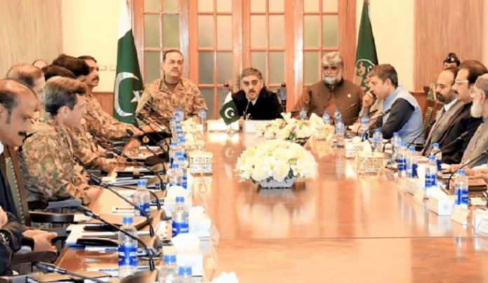 COAS Munir, PM Kakar briefed on law enforcement operations, security matters in Quetta