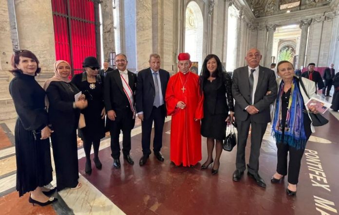 Palestinian delegation joins Vatican Ceremony for Cardinal Pizzaballa