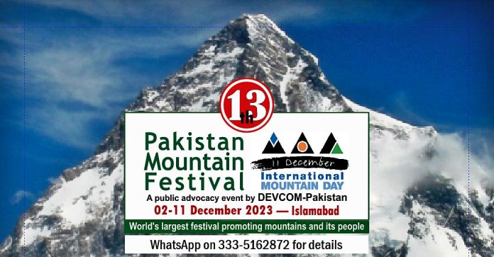 13th Pakistan Mountain Festival from Dec 2