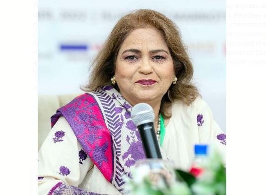 Solution of Palestine, Kashmir is indispensable for lasting peace in the world: Samina Fazil