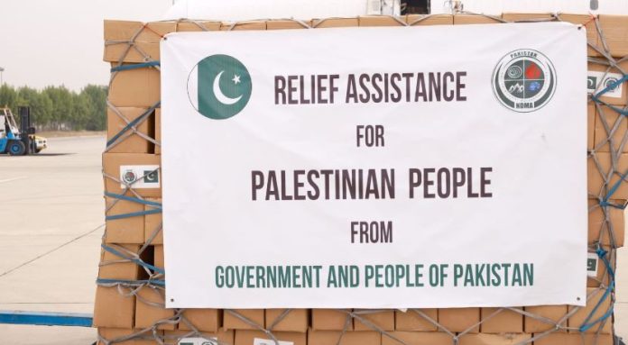 Pakistan sends 2nd consignment of 90 tons relief goods for Gazans