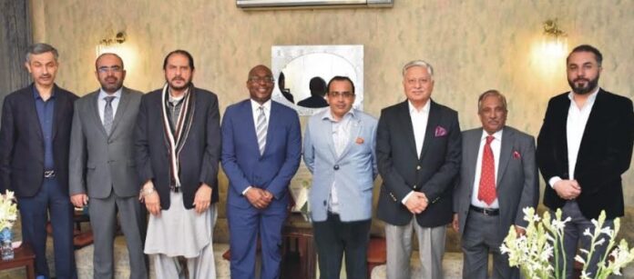 Fuad Ishaq, US Consul General discuss Joint Ventures for KPK Investment