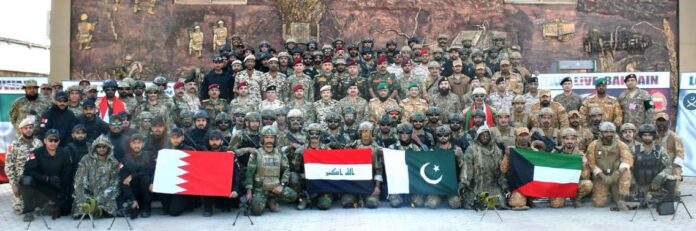 Troops from Pakistan, Bahrain, Iraq, and Kuwait wrap up two-week joint exercise