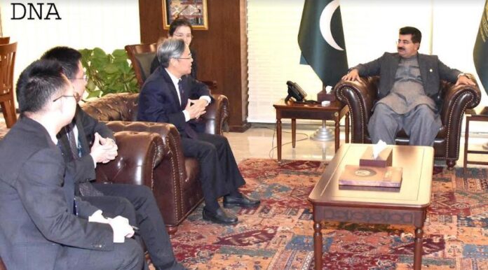 Chinese Ambassador calls on Chairman Senate Sadiq Sanjrani
