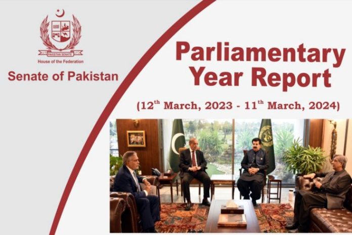 Senate of Pakistan unveils annual parliamentary year report 2023-24