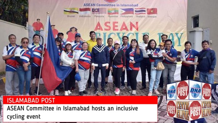 VIDEO: ASEAN Committee in Islamabad hosts an inclusive cycling event