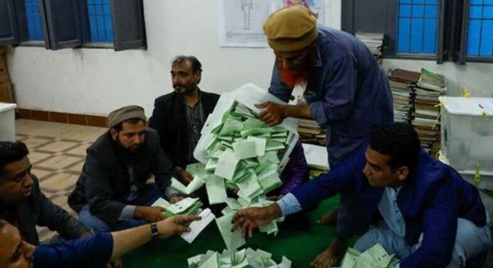 Counting of votes underway on by-polls in 21 national and provincial seats