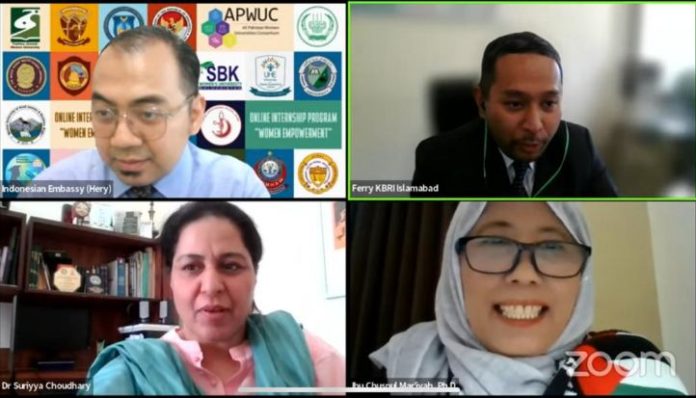 Indonesian Embassy partners with All-Pakistan Women Universities Consortium for Online Sessions about Indonesia