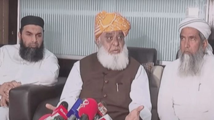 Fazl urges political parties to end dependence on establishment for electoral success