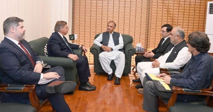 U.S. Ambassador meets Opposition Leader Omar Ayub Khan