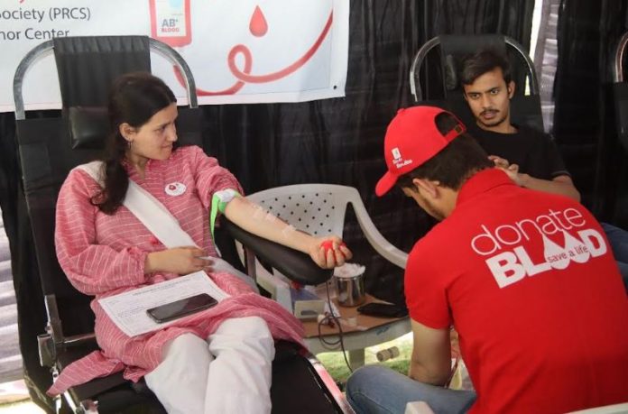 PRCS organizes blood donation camp at FAST University
