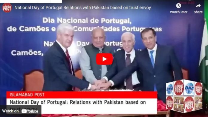 VIDEO: National Day of Portugal: Relations with Pakistan based on trust: envoy