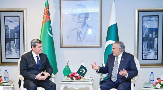 Pakistan, Turkmenistan agree for enhanced high-level dialogue, exchanges