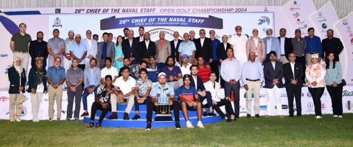 Closing ceremony of 28th chief of the naval staff open golf championship held at karachi