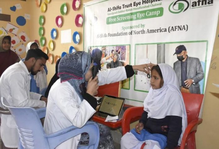 Al-Shifa screens 175000 children at free eye camps