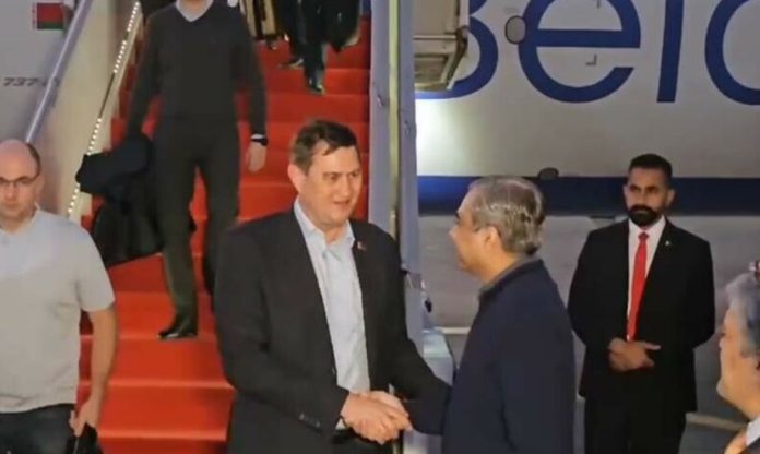 Belarus delegation touches down in Islamabad for state visit