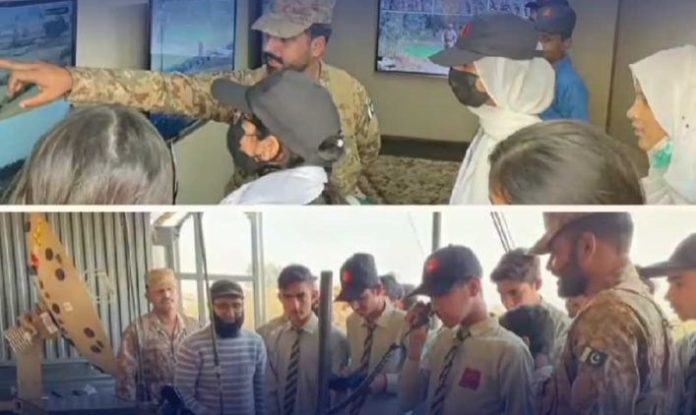 Students from Sialkot experience a day with Pakistan Army