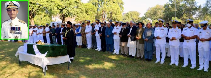 Former Naval Chief Admiral Yastur ul Haq Malik laid to rest in Lahore