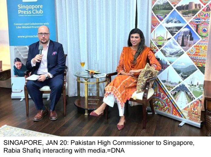 High Commissioner emphasizes strengthening Pak-Singapore ties