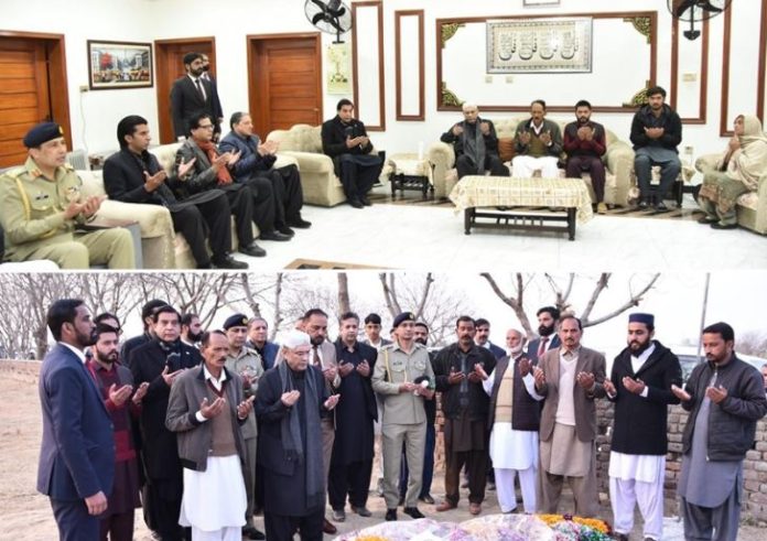 President visits village of Major Hamza Israr Shaheed