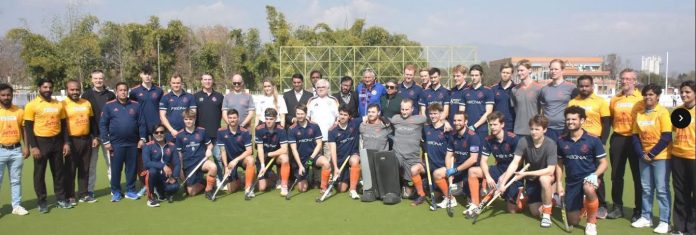 German envoy hosts reception for the German hockey Team