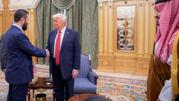 Trump meets Syrian president
