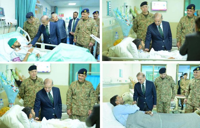 DNA 16-14 PM Shehbaz, COAS visit injured soldiers at CMH Rawalpindi