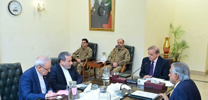 Iranian FM calls on PM Shehbaz