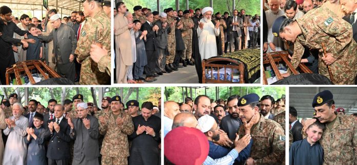 Pakistan’s top brass honor son of army officer martyred by India