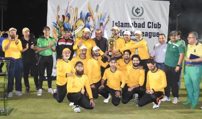 Team Yellow win Islamabad Club Cricket League final