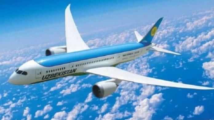 Uzebekistan Airlines flies inaugural Pakistani route: PAA