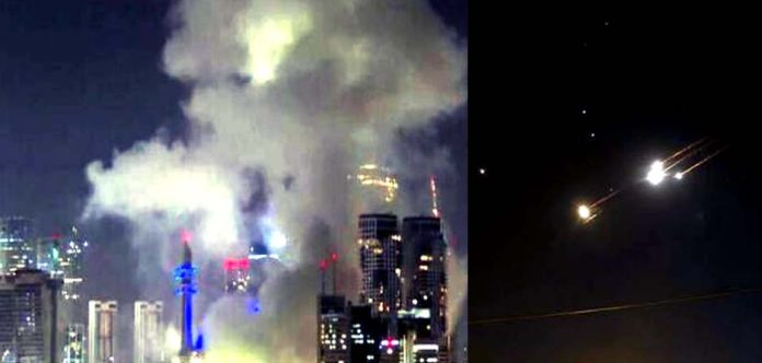 Tel Aviv in smoke as Iran launches missiles