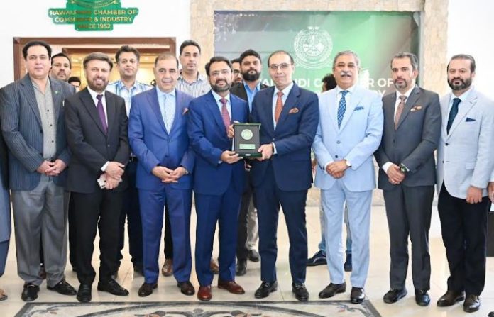 DG NAB Rawalpindi visits Rawalpindi Chamber of Commerce