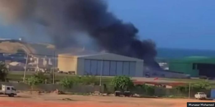 Ugandan military helicopter crashes and catches fire in Somalia