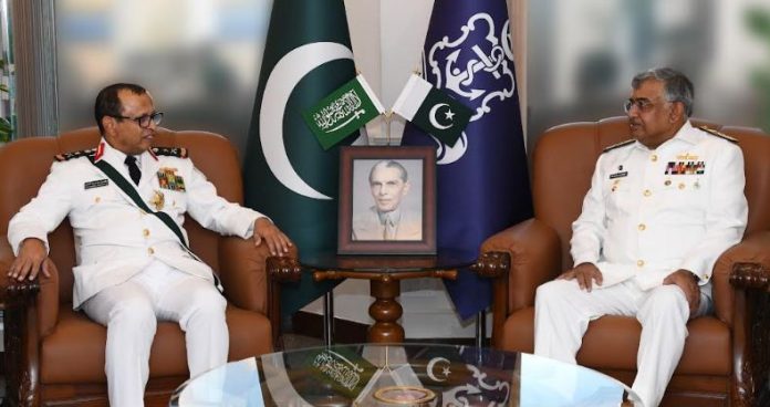 Saudi Naval chief lauds Pak Navy commitment to maritime security
