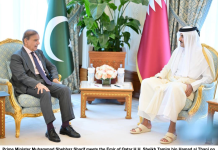 PM Meets Qatari Emir, Urges End to Aggression