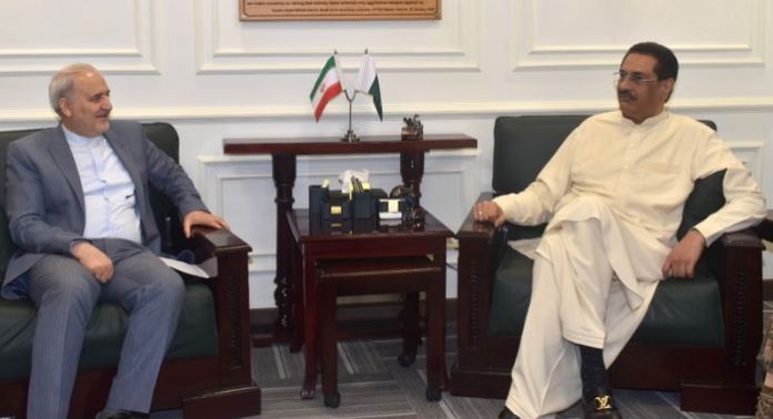Iranian Ambassador calls on Raza Hayat Harraj