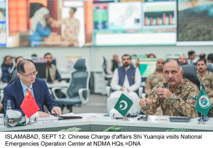 Chinese envoy vows full support for Pakistan's flood victims