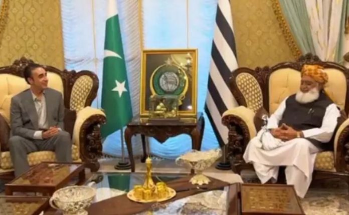 Bilawal meets JUI-F chief Fazl, discusses country’s political situation