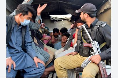 2 163 illegal Afghans detained
