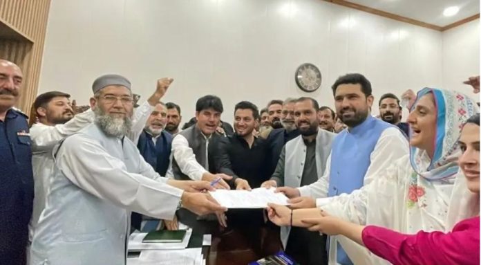 PTI pick Sohail Afridi submits nomination papers for KP CM election