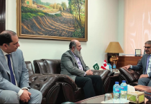 Canadian high commissioner calls on federal minister for commerce jam kamal khan