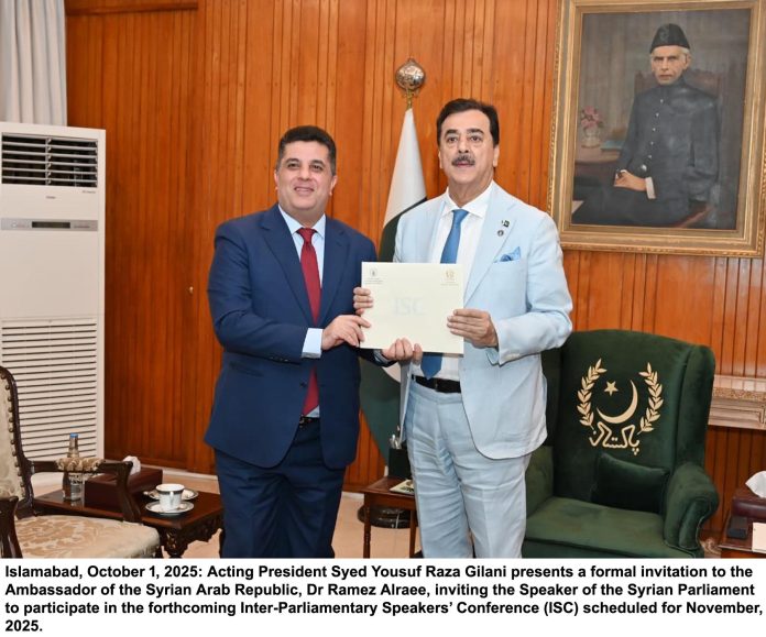 Pakistan, Syria resolve to strengthen ties, continue efforts for regional peace