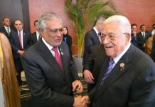 FM Dar backs independent Palestine with Jerusalem as capital FM Dar backs independent Palestine with Jerusalem as capital