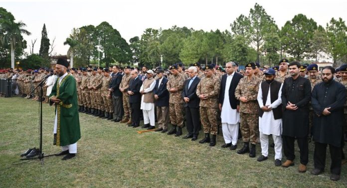 PM, Army Chief attend funeral of martyred officers in Rawalpindi