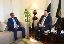 Ethiopian Ambassador Dr. Jemal Beker Abdula Pays Farewell Call on Fahad Haroon