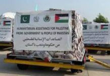 25th Pakistani aid shipment for Gaza departs from Lahore Airport 25th Pakistani aid shipment for Gaza departs from Lahore Airport